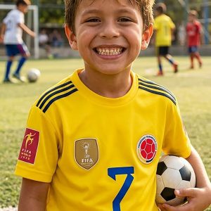 2026 Equipo de fútbol Colombia para niño Mundial
