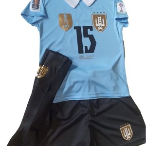 Equipo de futbol uruguay para niño