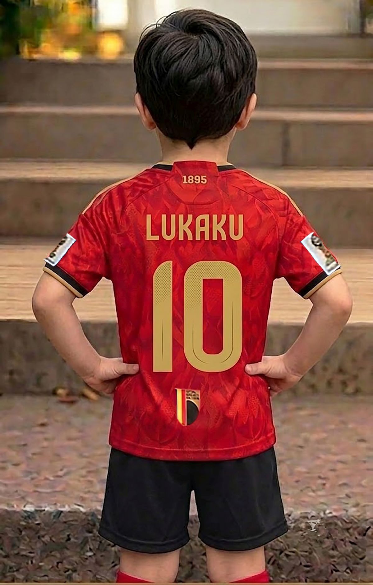 2026 Equipo de fútbol Bélgica para niño Mundial