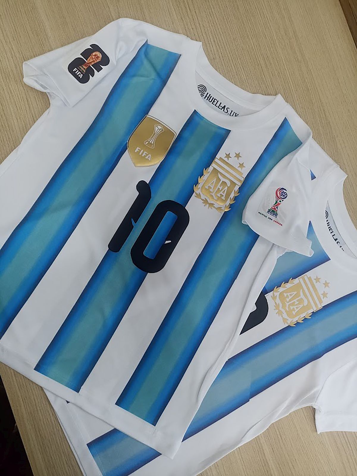 2026 Equipo de fútbol Argentina para niño Mundial