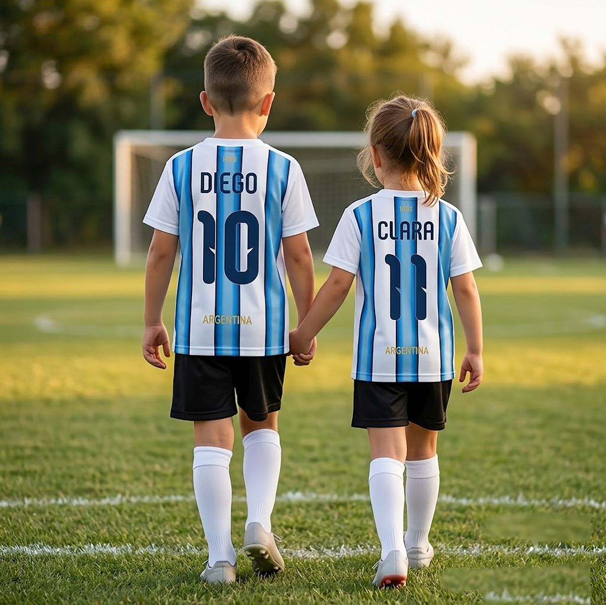 2026 Equipo de fútbol Argentina para niño Mundial