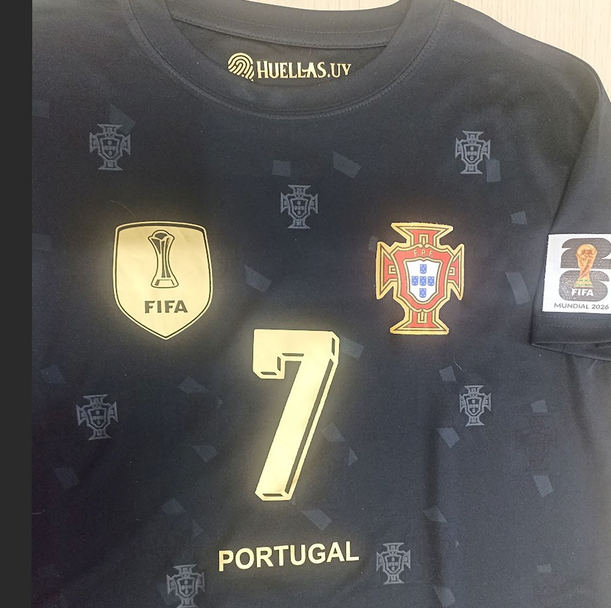 2026 Equipo de fútbol Portugal Cristiano Ronaldo Mundial para niños