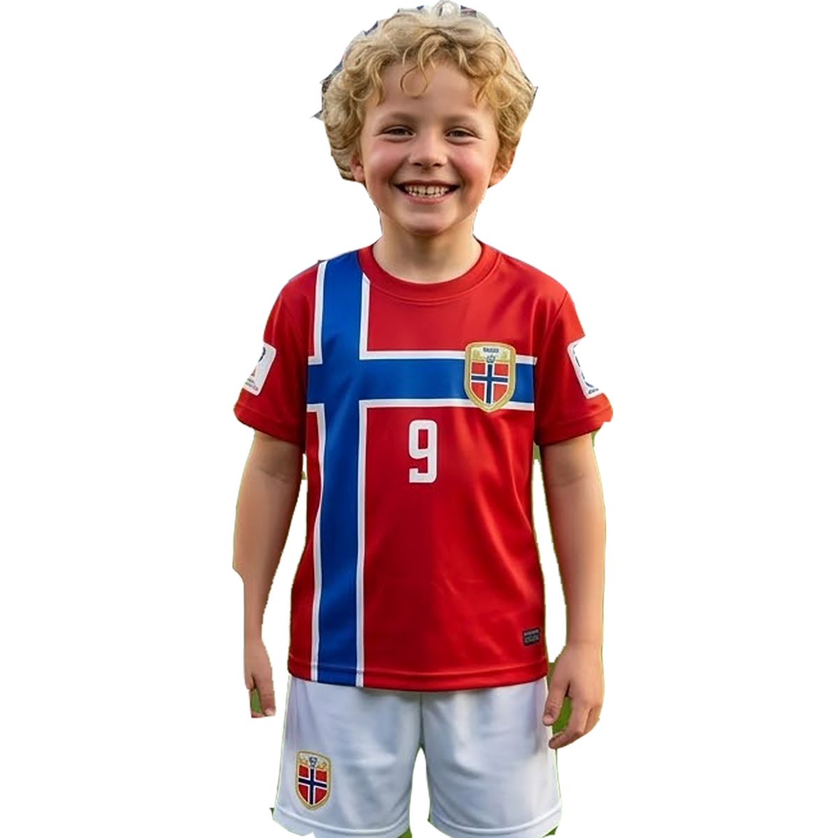 2026 Equipo de fútbol Haaland Noruega para niño Mundial - Imagen 3