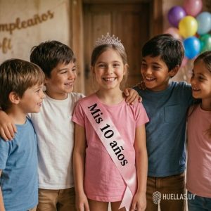 Banda niña Feliz Cumpleaños