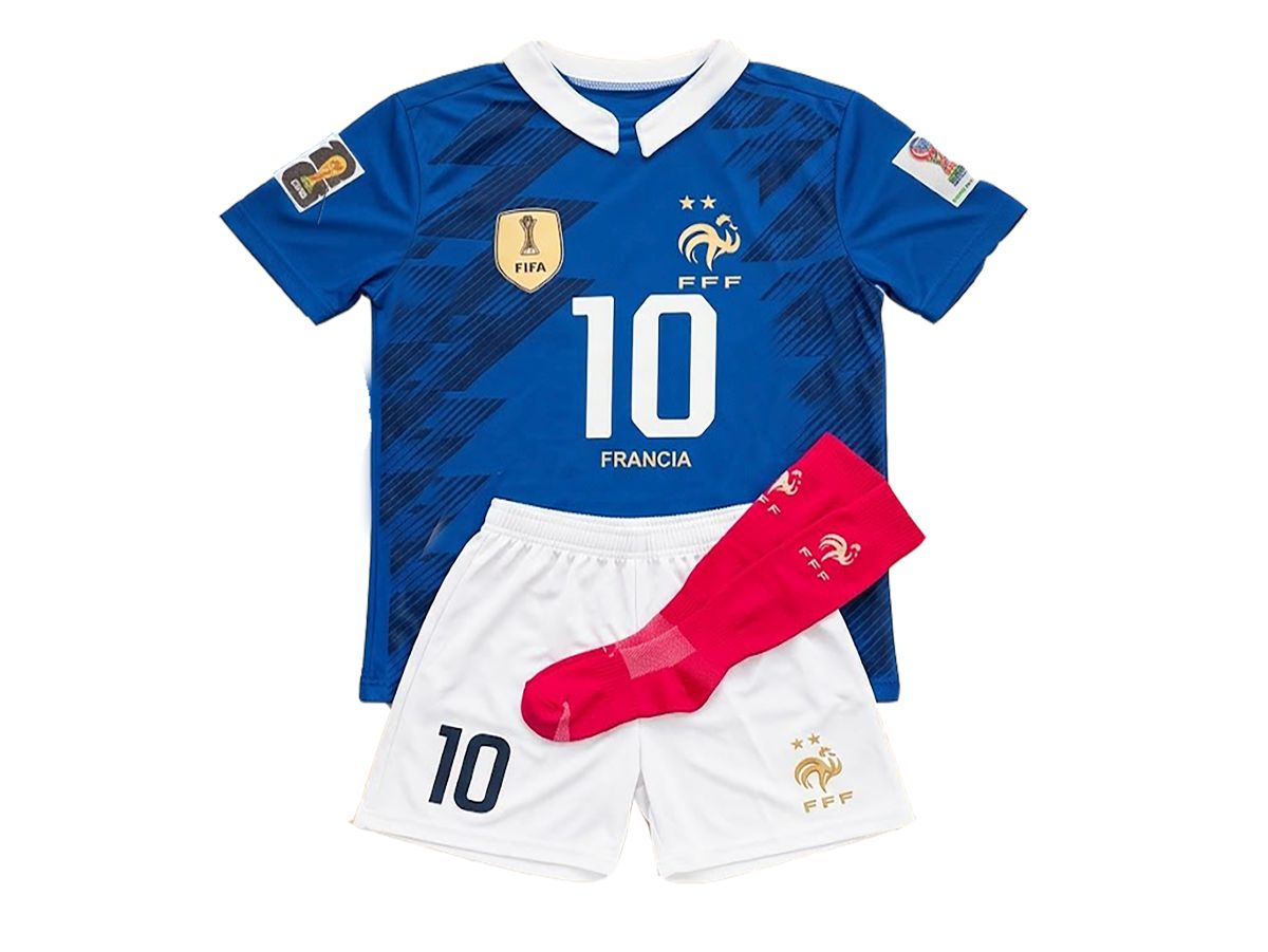 Equipo Francia Mundial 2026 para niño