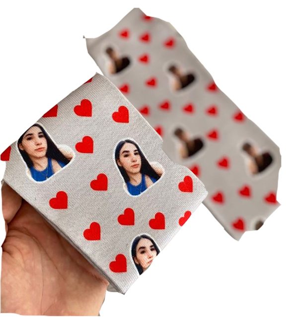 Medias personalizadas con fotos y mensaje