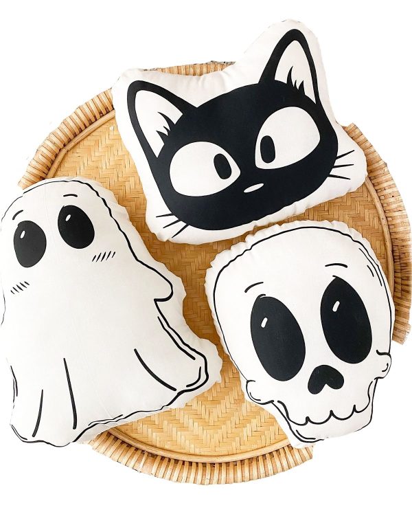 Peluches personajes blanco y negro