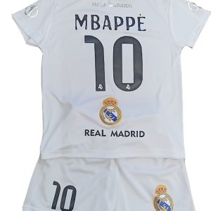 Equipo de fútbol para niño Real Madrid Mbappé