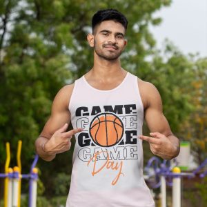 Musculosa deportiva hombre game Basquet