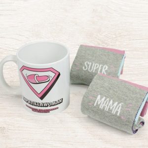 Caja Regalo Taza con medias personalizadas toda ocasion
