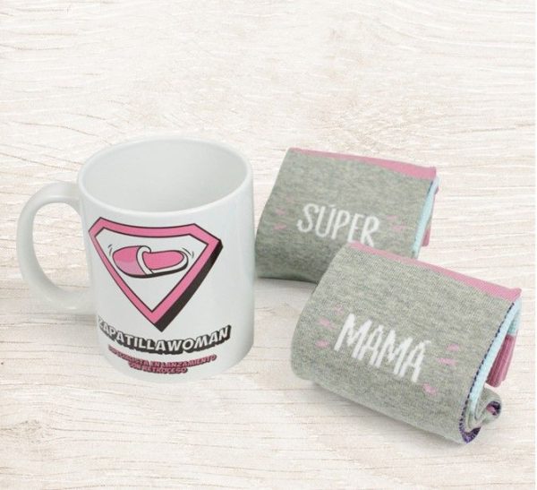 Caja Regalo Taza con medias personalizadas toda ocasion