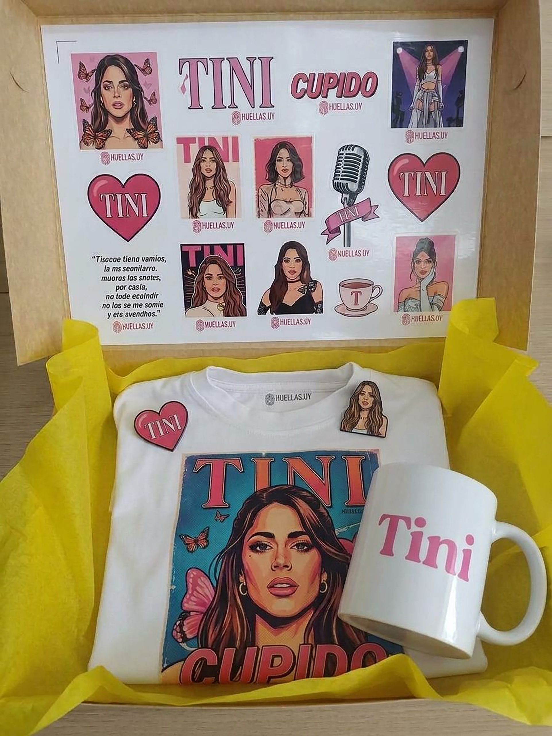 Caja obsequio musical personalizada