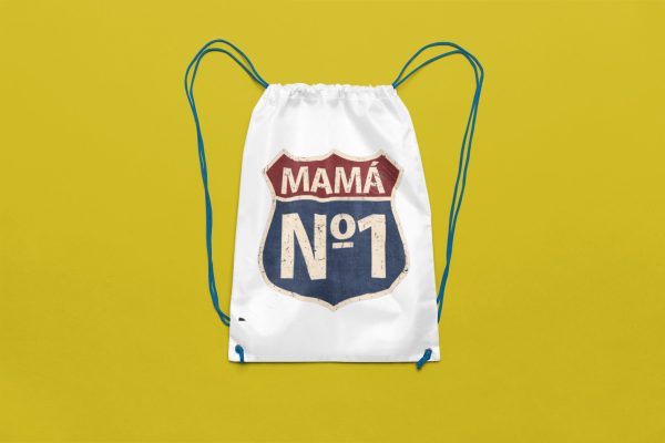 Bolso tipo mochila con cordon Festivo - Dia de la Madre