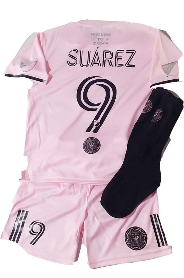 Equipo de futbol para niño Luis Suarez Inter Miami