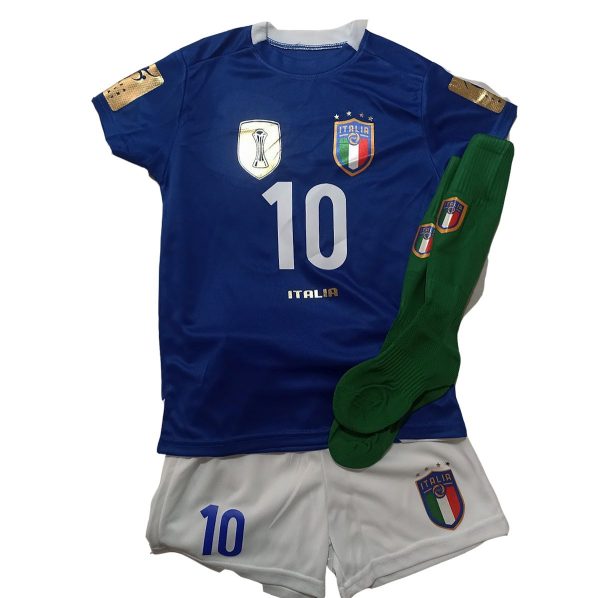 Equipo Italia de futbol para niño personalizado