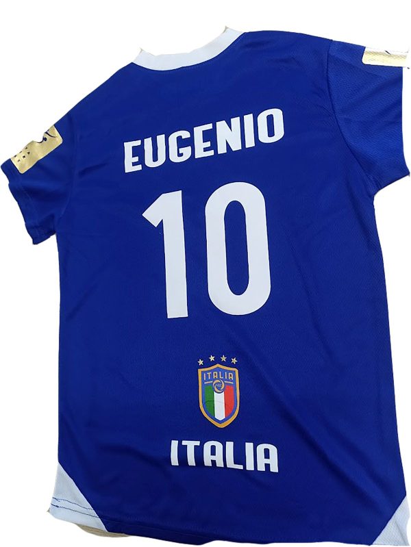 Equipo Italia de futbol para niño personalizado