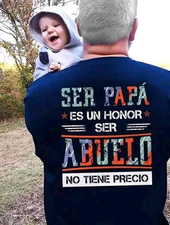 Camiseta hombre ser abuelo