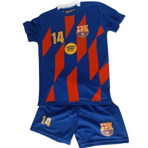 Equipo de fubol Barcelona para niño