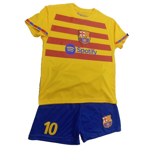 Equipo de fubol Barcelona para niño