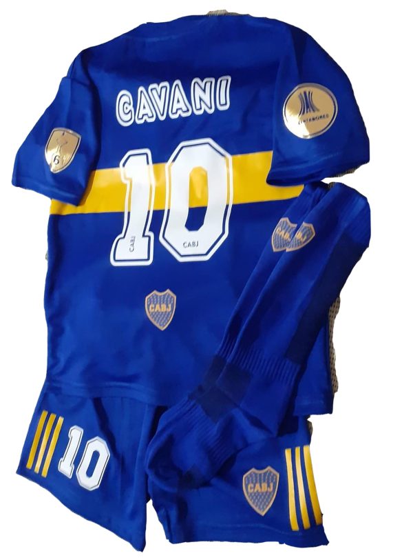 Equipo de futbol para niño Boca Edinson Cavani
