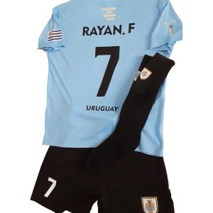 Equipo de futbol para niño Uruguay Campeón Sub 20