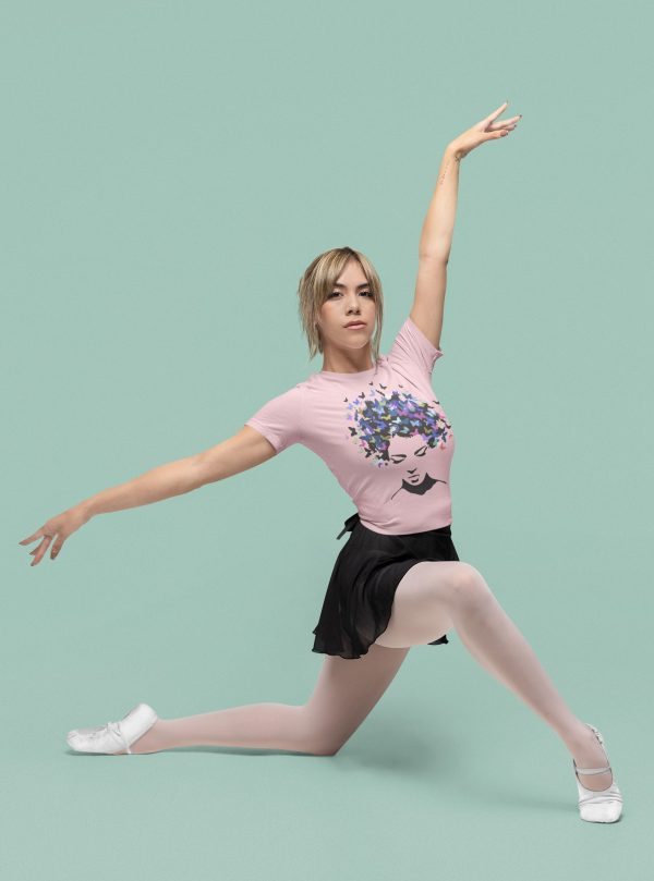 Indumentaria Danza mujer malla y pollerin