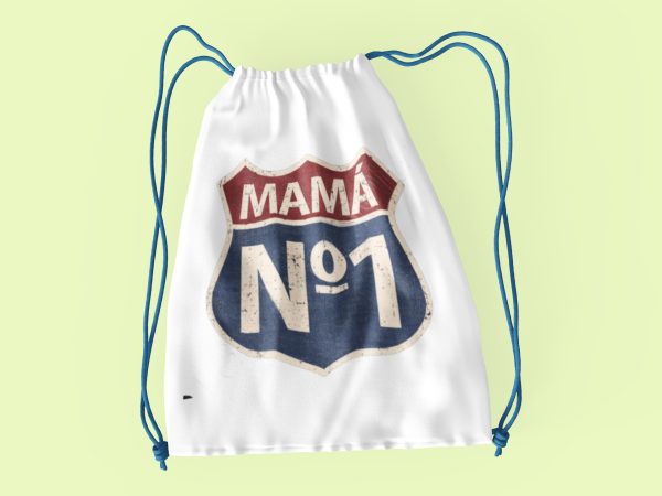 Bolso tipo mochila con cordon Festivo - Dia de la Madre