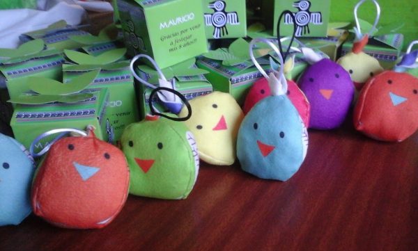 Peluches pollitos cumple