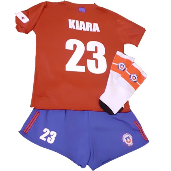 Equipo de futbol para niño Chile