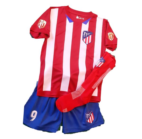 Equipo de futbol para niño Atletico de Madrid Suarez