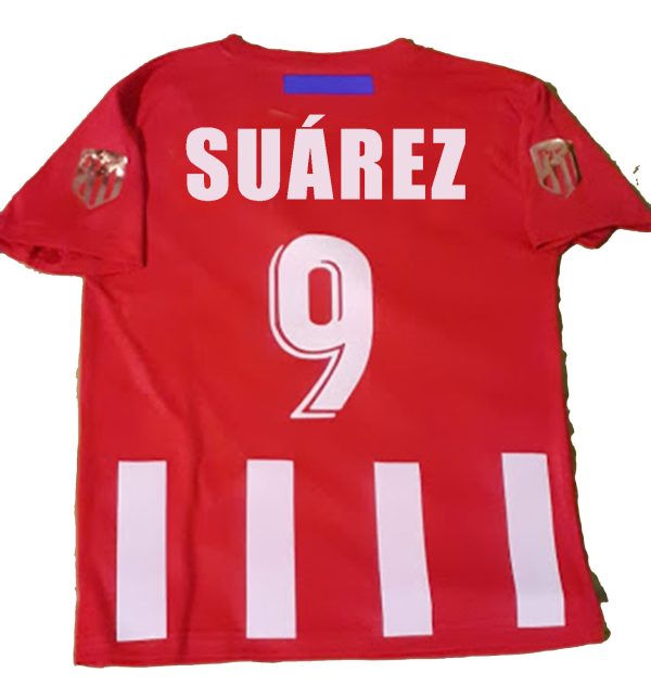 Equipo de futbol para niño Atletico de Madrid Suarez