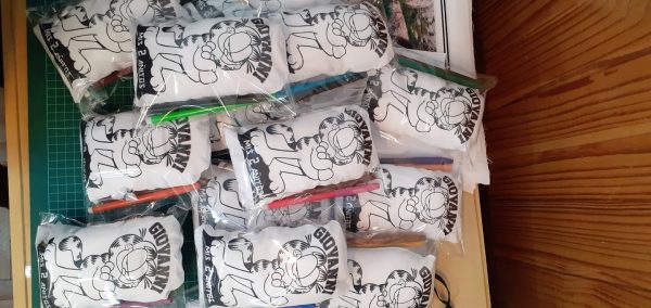 Peluches personajes para colorear Garfield