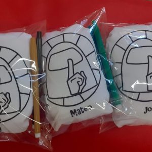 Peluches para colorear among us