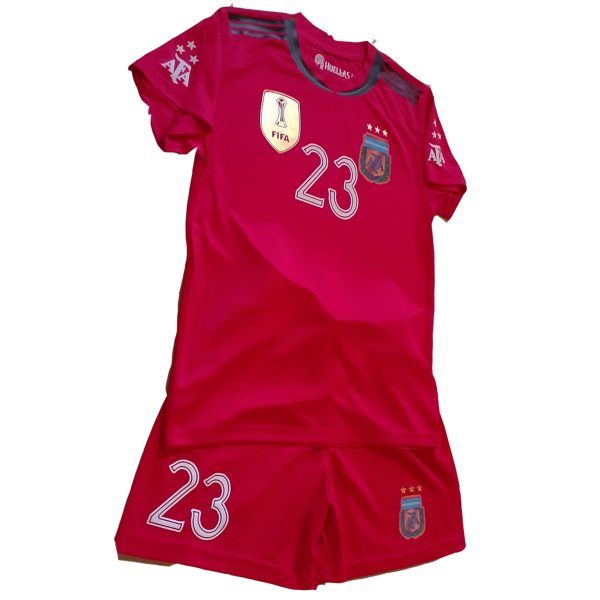 Equipo de futbol niño Argentina Dibu Martinez