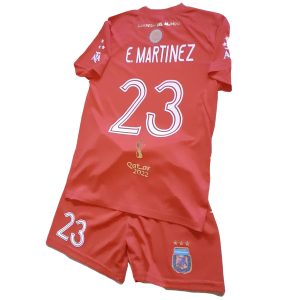 Equipo de futbol niño Argentina Dibu Martinez