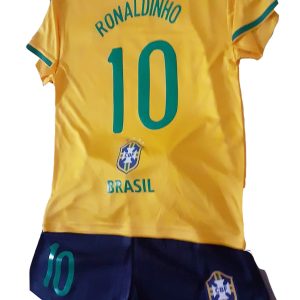 Equipo de futbol para niño Ronaldinho Brasil