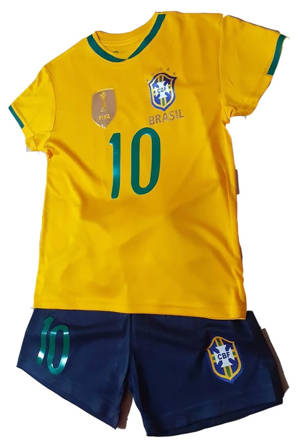 Equipo de futbol para niño Ronaldinho Brasil