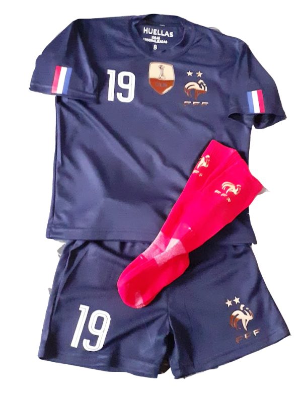 Equipo de futbol para niño Francia