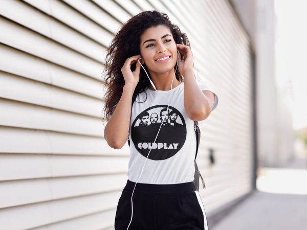Camiseta mujer Coldplay