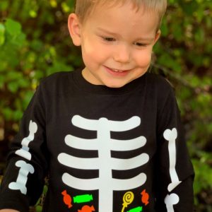 Disfráz esqueleto niño