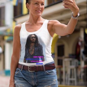 Musculosa mujer Lenny Kravitz personalizada Uruguay
