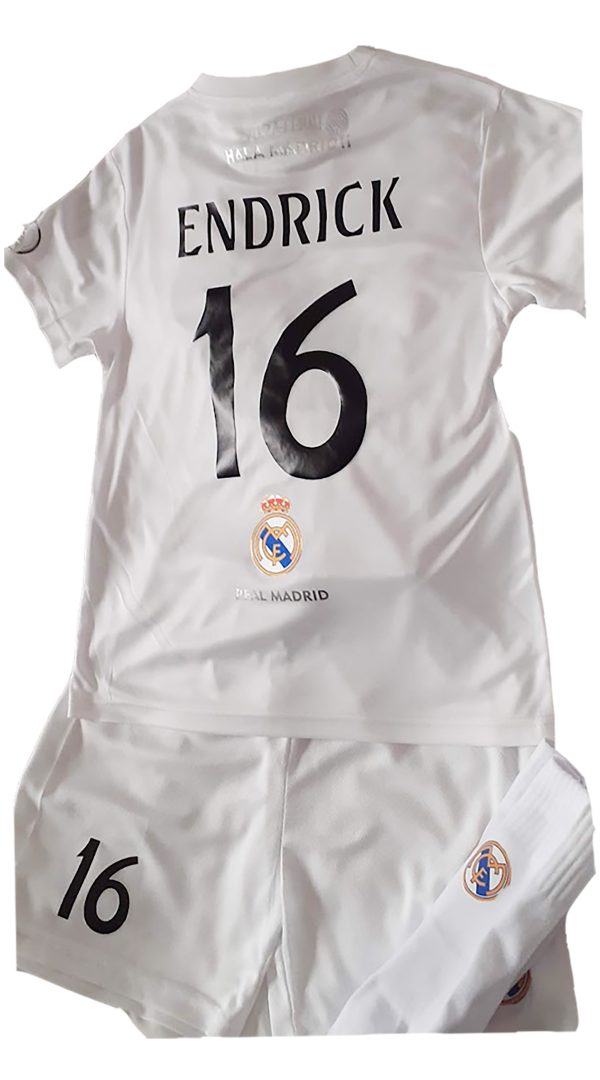 Equipo de fútbol para niño Real Madrid Endrick