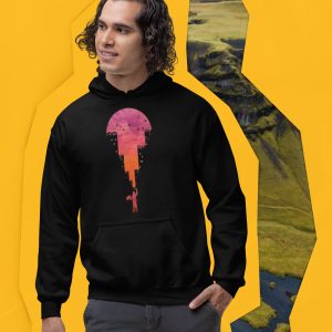 Buzo o canguro hombre felpa ciudad