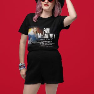 Camiseta mujer fans Paul McCartney en Uruguay