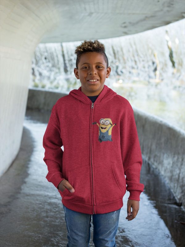 Campera algodón personalizado personaje Minons niño