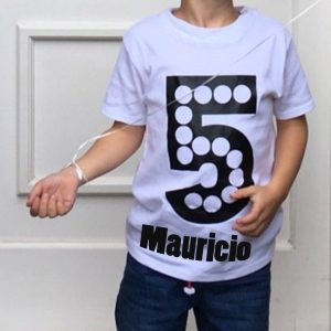 Camiseta Cumpleaños 5 años