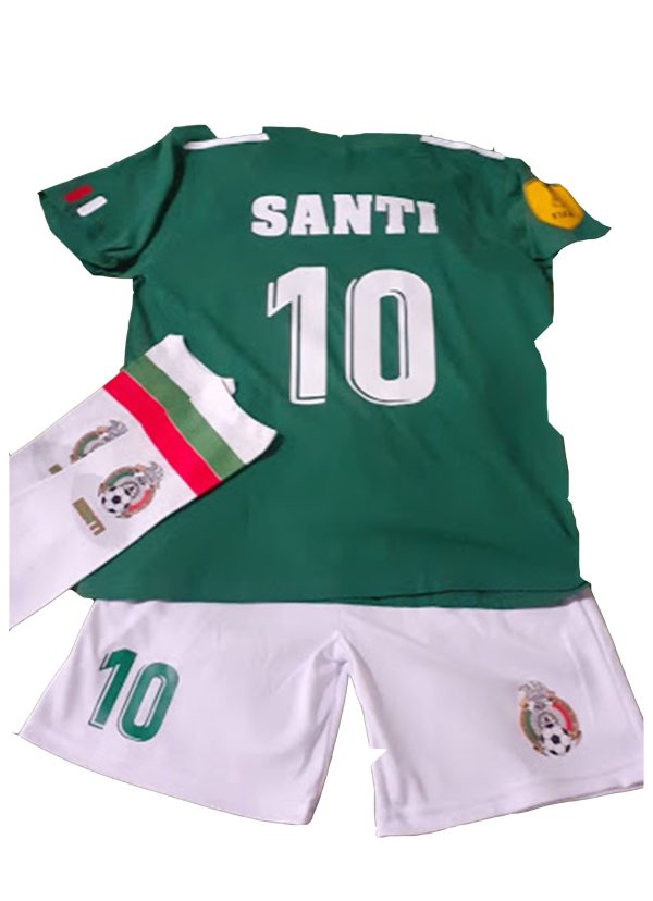 Equipo de futbol para niño Mexico