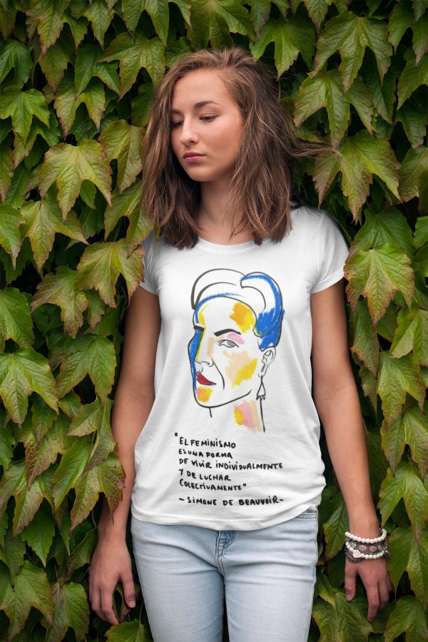 Camiseta mujer Simone de Beauvoir