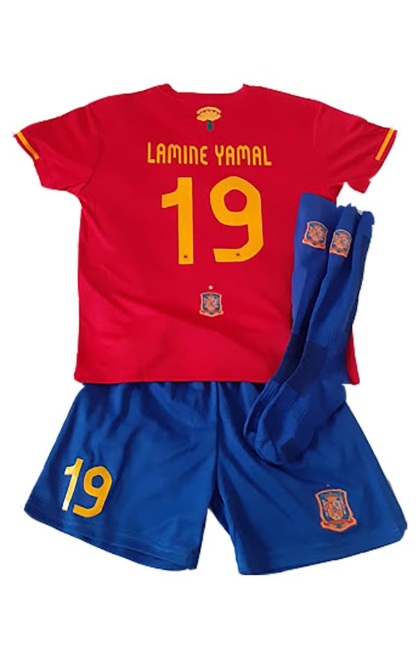 Equipo de futbol de España para niño