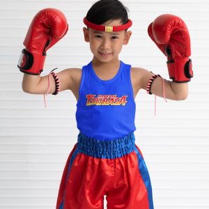 Indumentaria deportiva Boxeo camiseta, short y accesorios